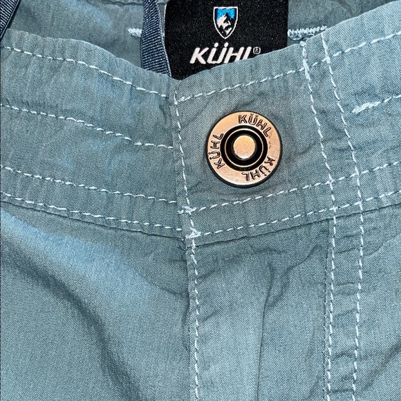 Kuhn size 6 Women's Blue-Gray Shorts - Picture 3 of 7